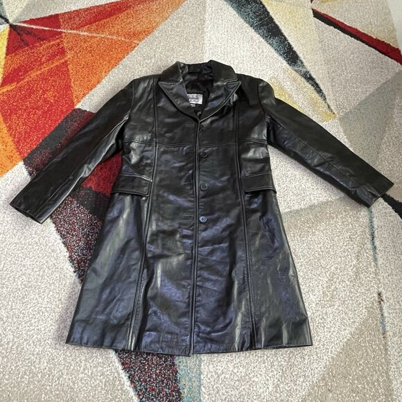 Pelle Studio Wilsons Leather Jacket Women’s Size M Black - Picture 1 of 5